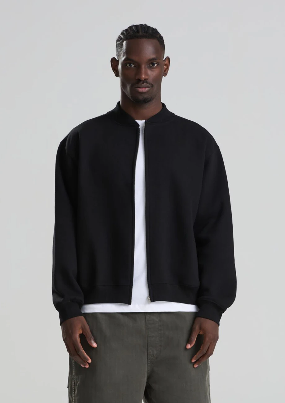 Just Hoods Signature Heavyweight Bomber Sweat