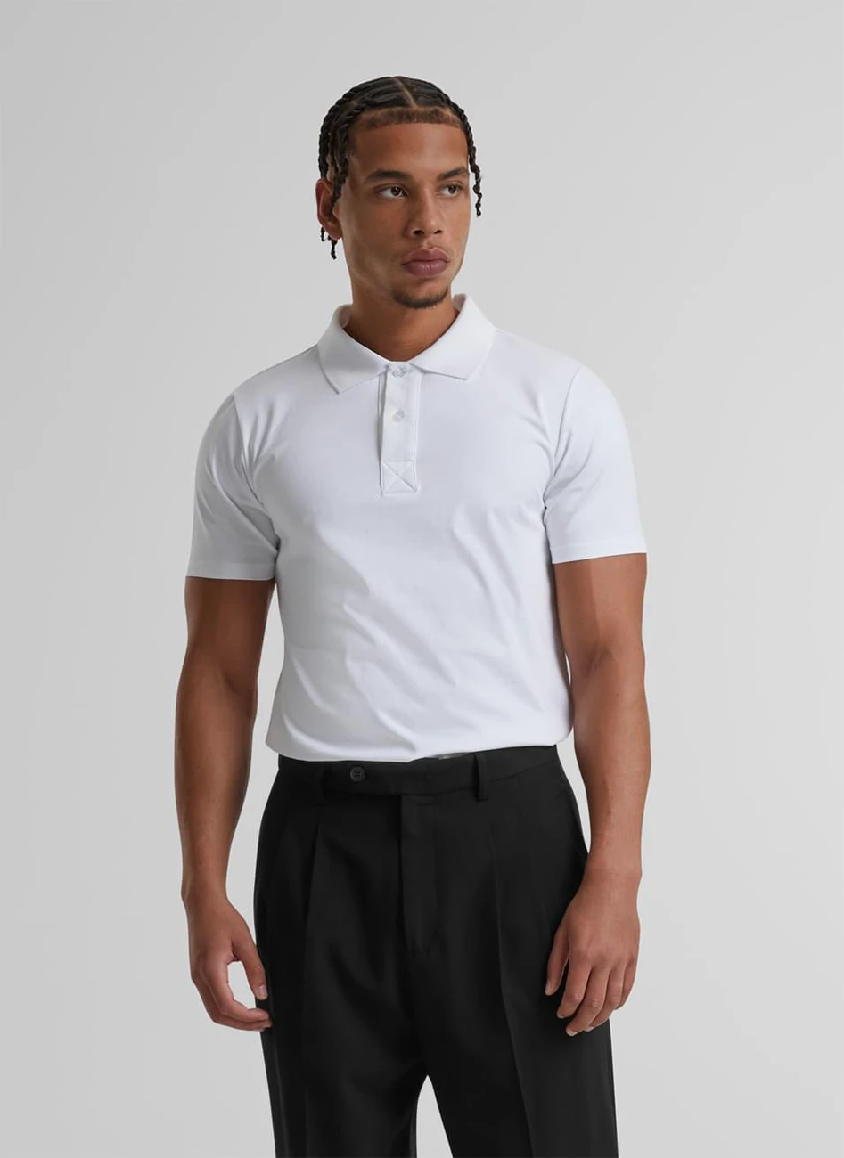 Build Your Brand Sorona Polo Tee