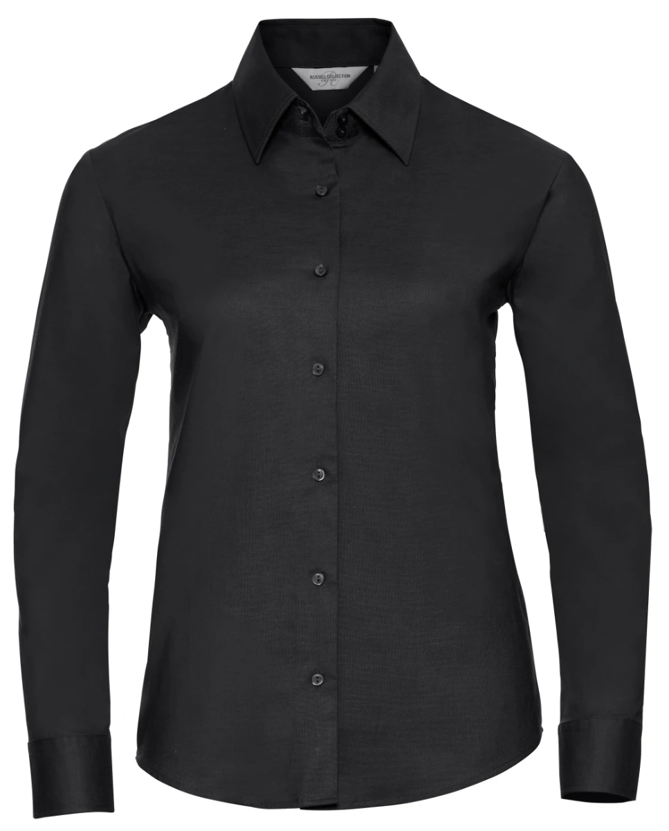 Russell Ladies Long Sleeve Tailored Oxford Blouse