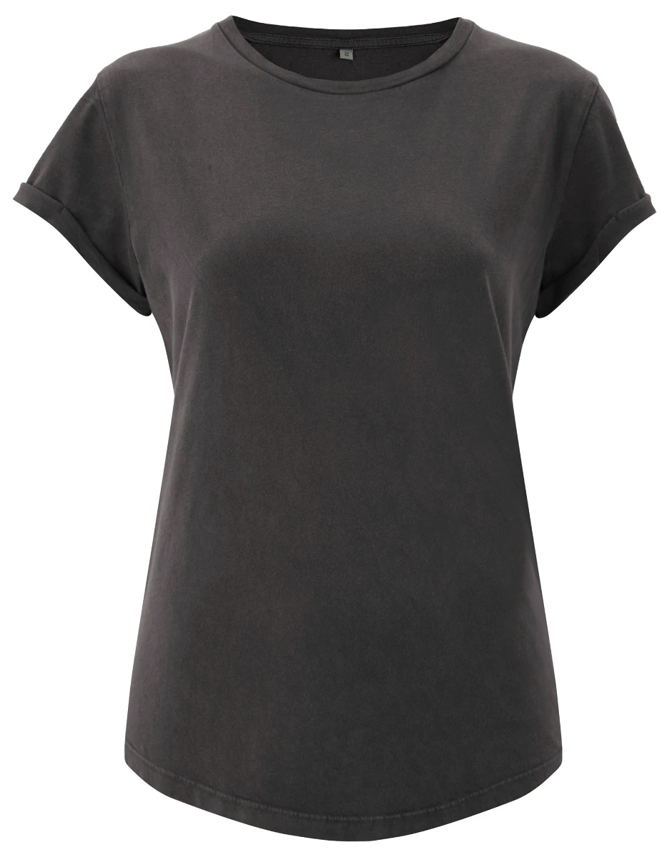 Earth Positve Womens Rolled Sleeve T-Shirt