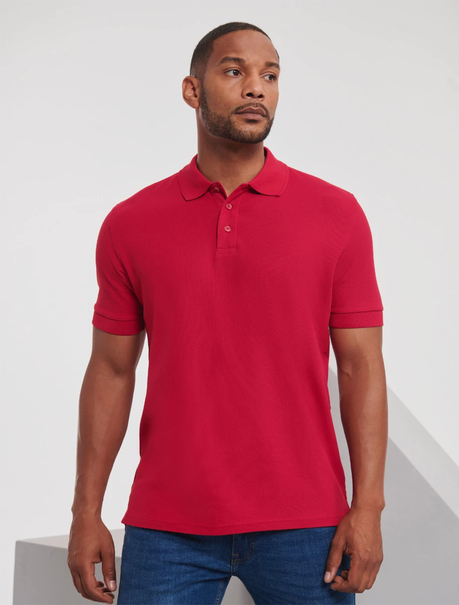 Russell Mens Ultimate Cotton Polo