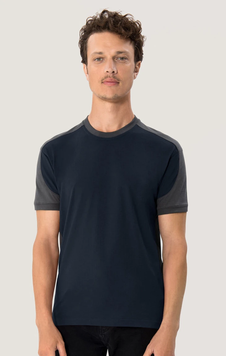 Hakro T-Shirt Contrast Mikralinar