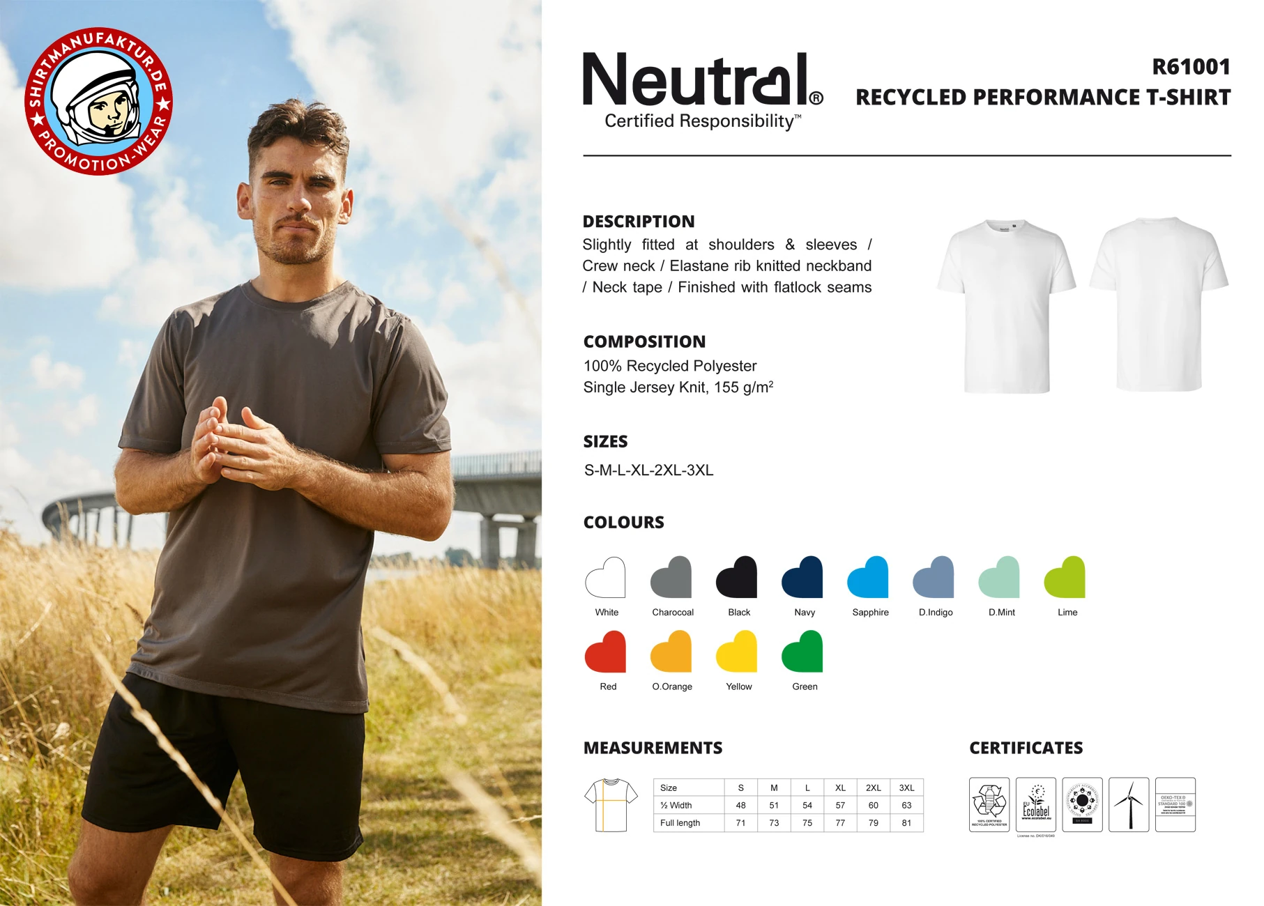 Neutral Unisex Performance T-Shirt