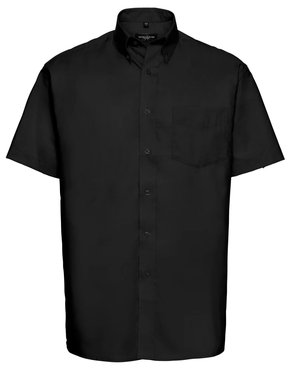 Russell Mens Short Sleeve Oxford Shirt