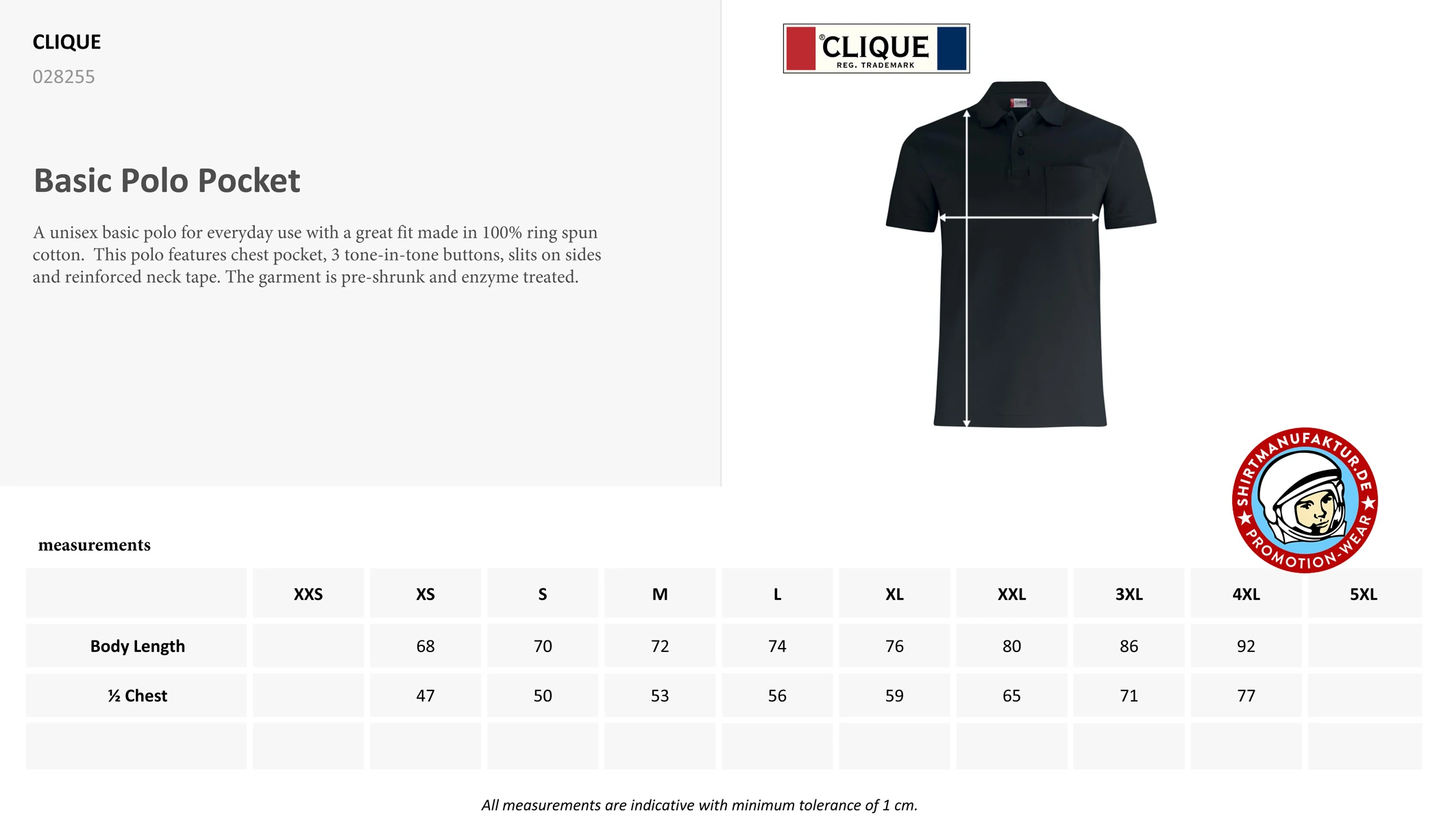 Clique Basic Polo Pocket