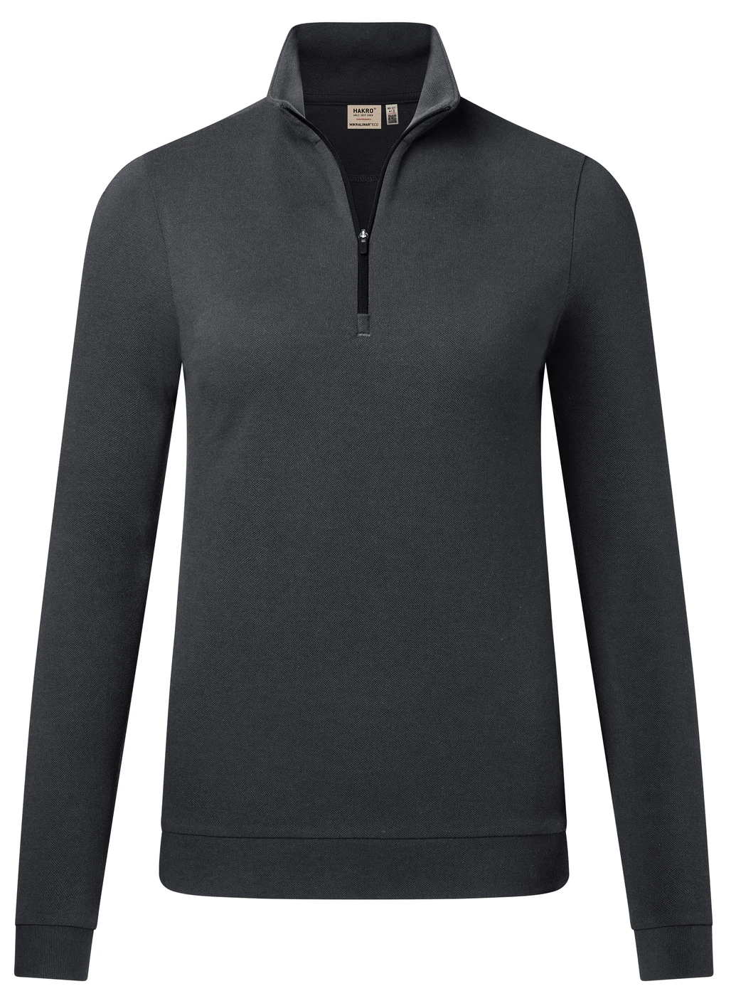 Hakro Ladies Zip-Longsleeve Piqué Mikralinar Eco