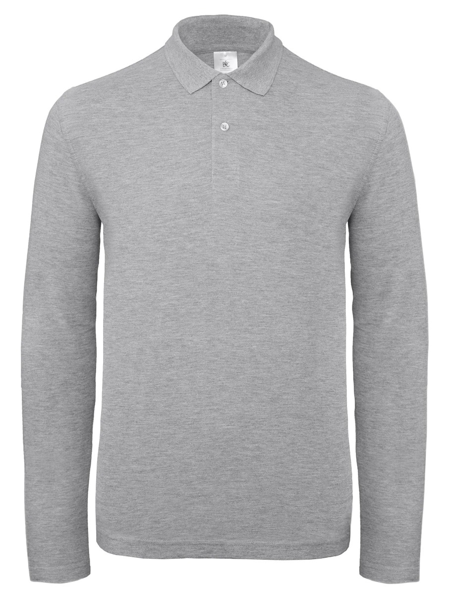 B&C Mens Longsleeve Polo ID.001