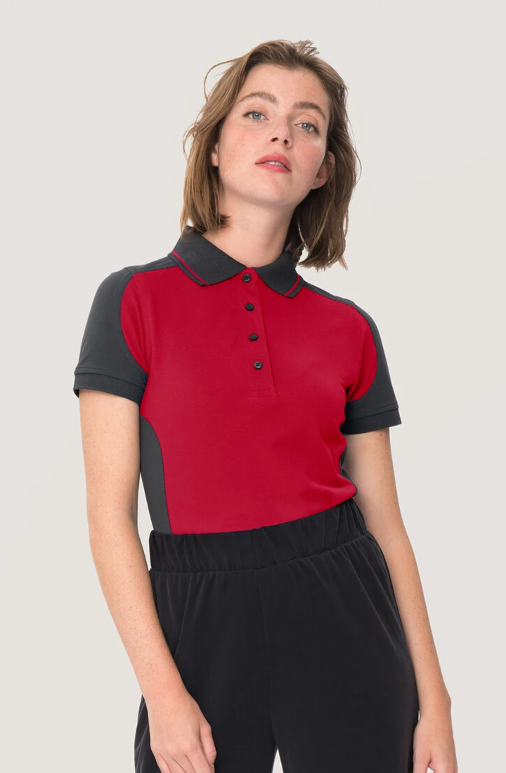 Hakro Ladies Poloshirt Contrast Mikralinar Hakro Ladies Poloshirt Contrast Mikralinar