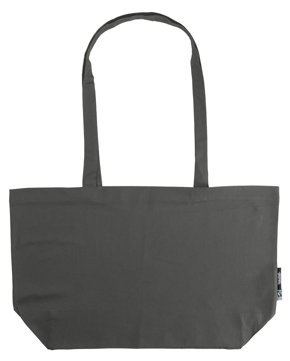 Neutral Shopping Bag With Gusset