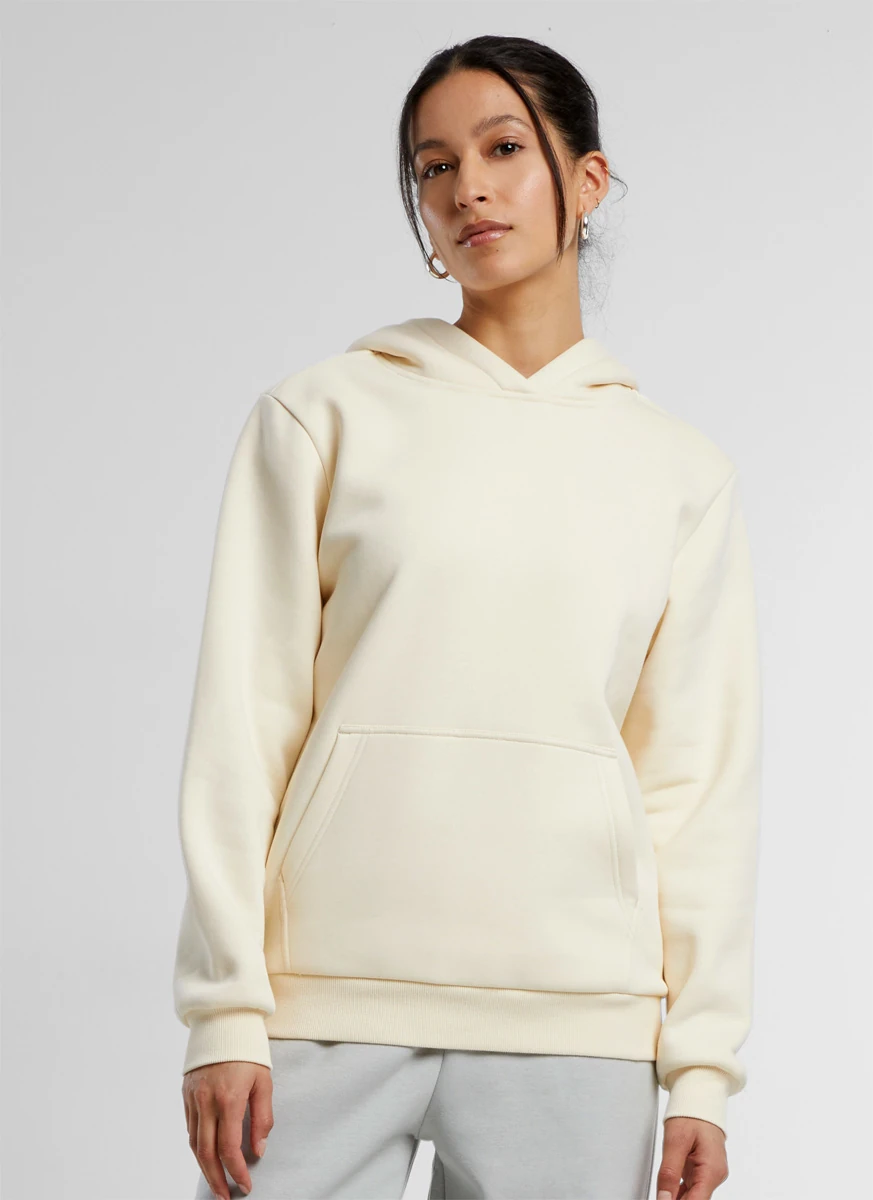 Build Your Brand Ladies Fluffy Hoody