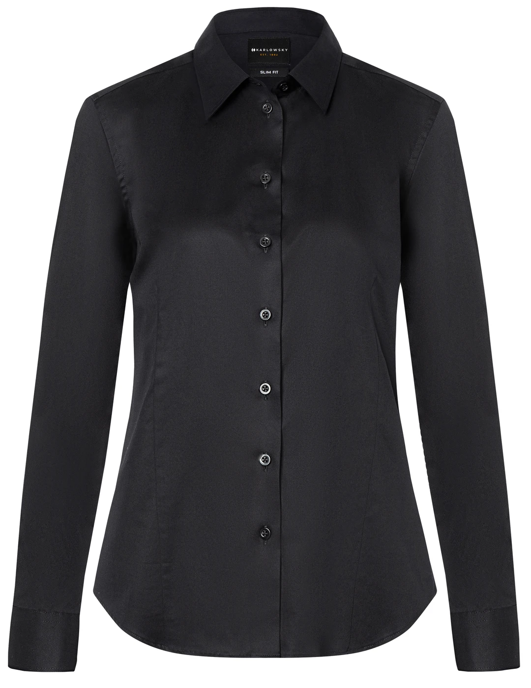 Karlowsky Langarm Damenbluse Active-Stretch Modern-Fit
