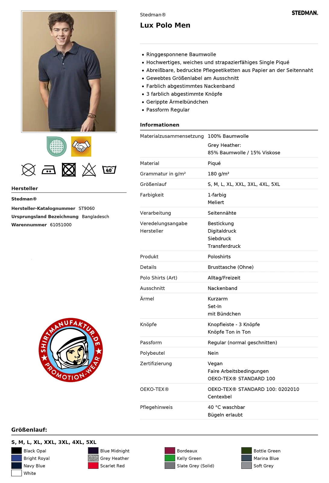 Stedman Lux Polo
