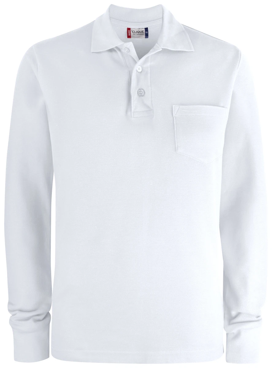 Clique Basic Polo Pocket Longsleeve
