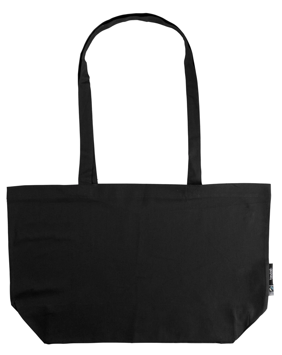 Neutral Shopping Bag With Gusset