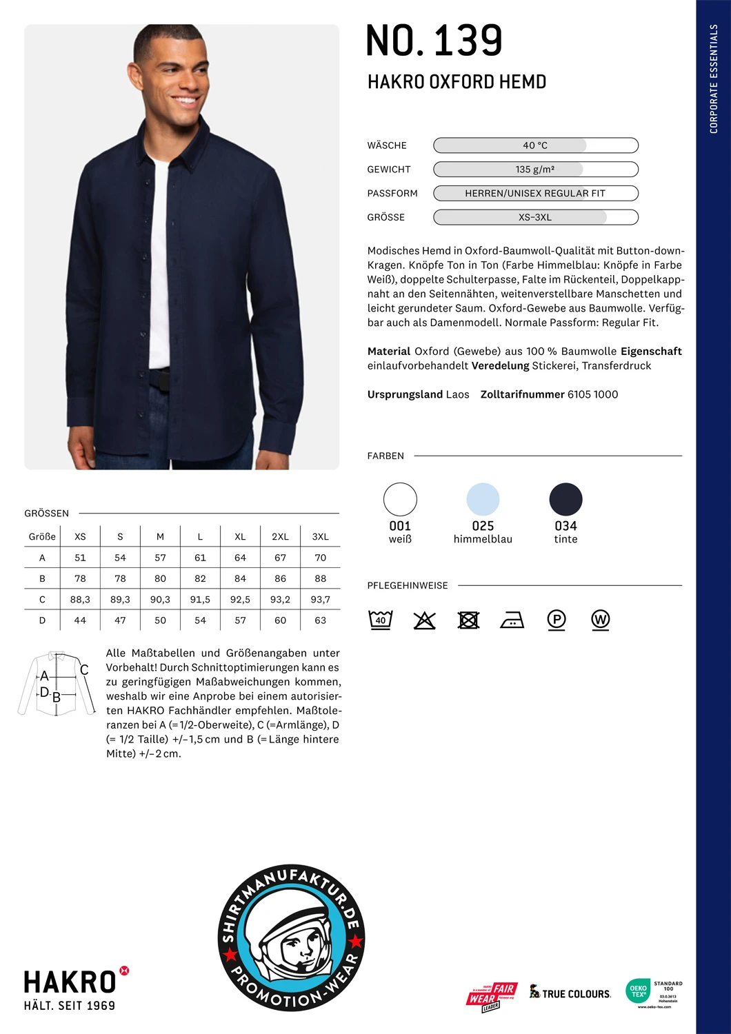 Hakro Oxford Shirt
