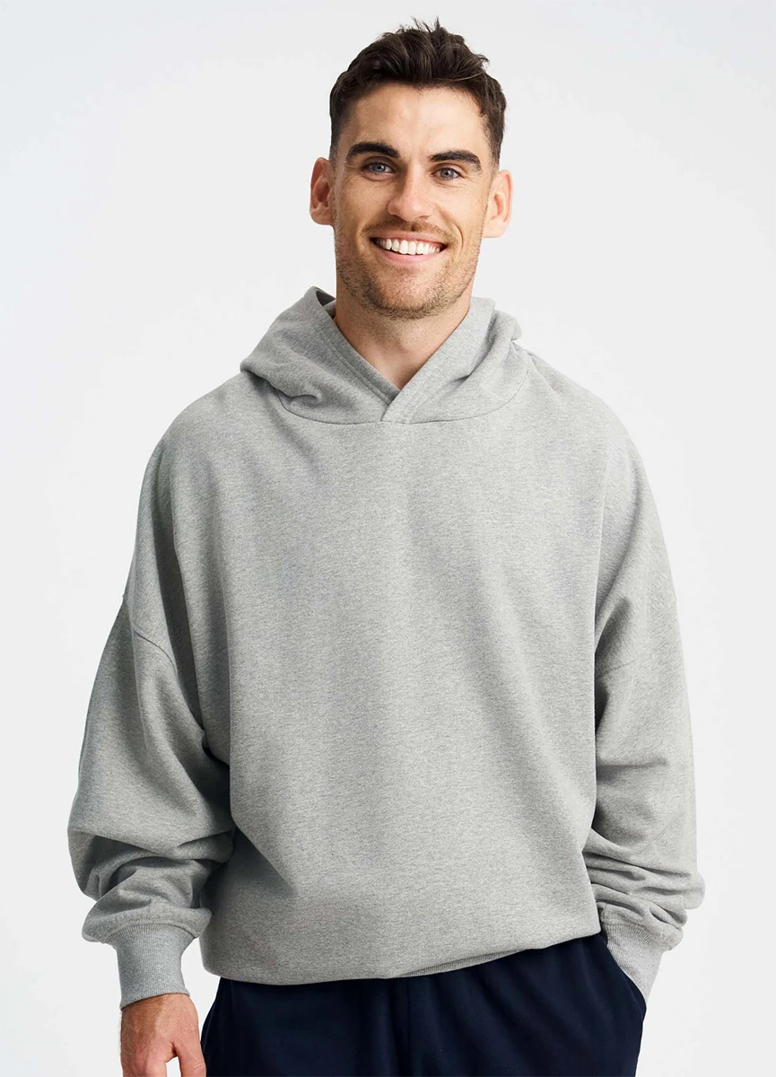 Neutral Oversized Tiger Cotton Hoodie