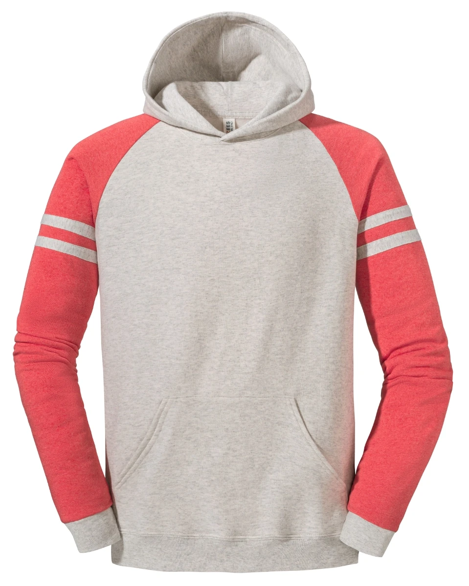 Jerzees Nublend Varsity Colour-Block Hooded Sweatshirt