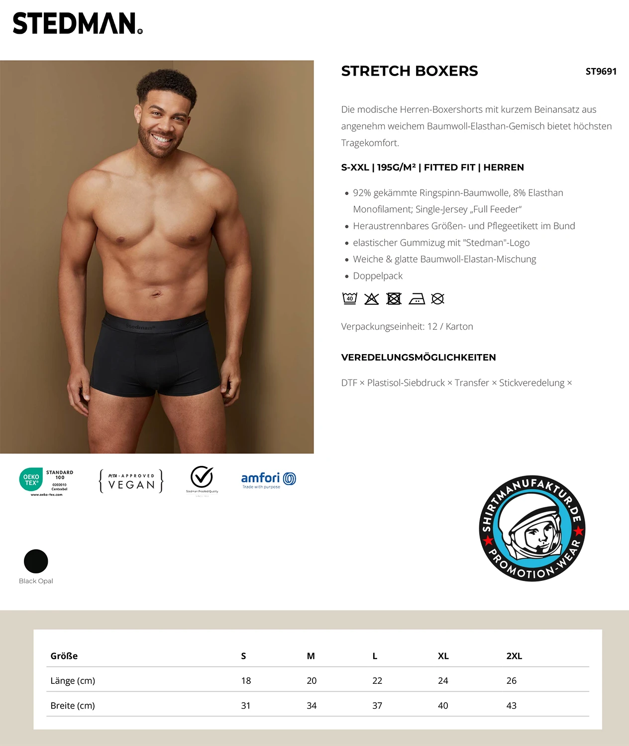 Stedman Dexter Boxers 2er Pack