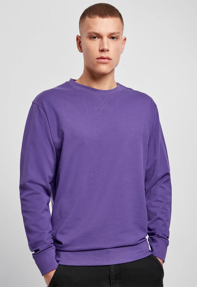 Build Your Brand, Light Sweatshirt BY010, ultra violet