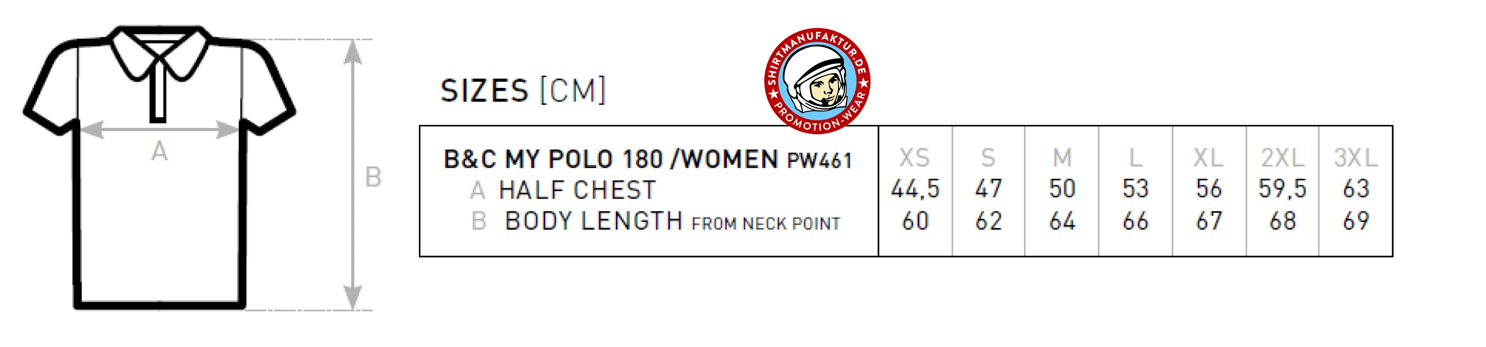 B&C Women My Polo 180
