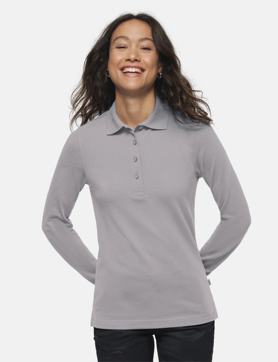Hakro Ladies Longsleeve - Polo Mikralinar Hakro Ladies Longsleeve - Polo Mikralinar