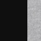 jet black / heather grey