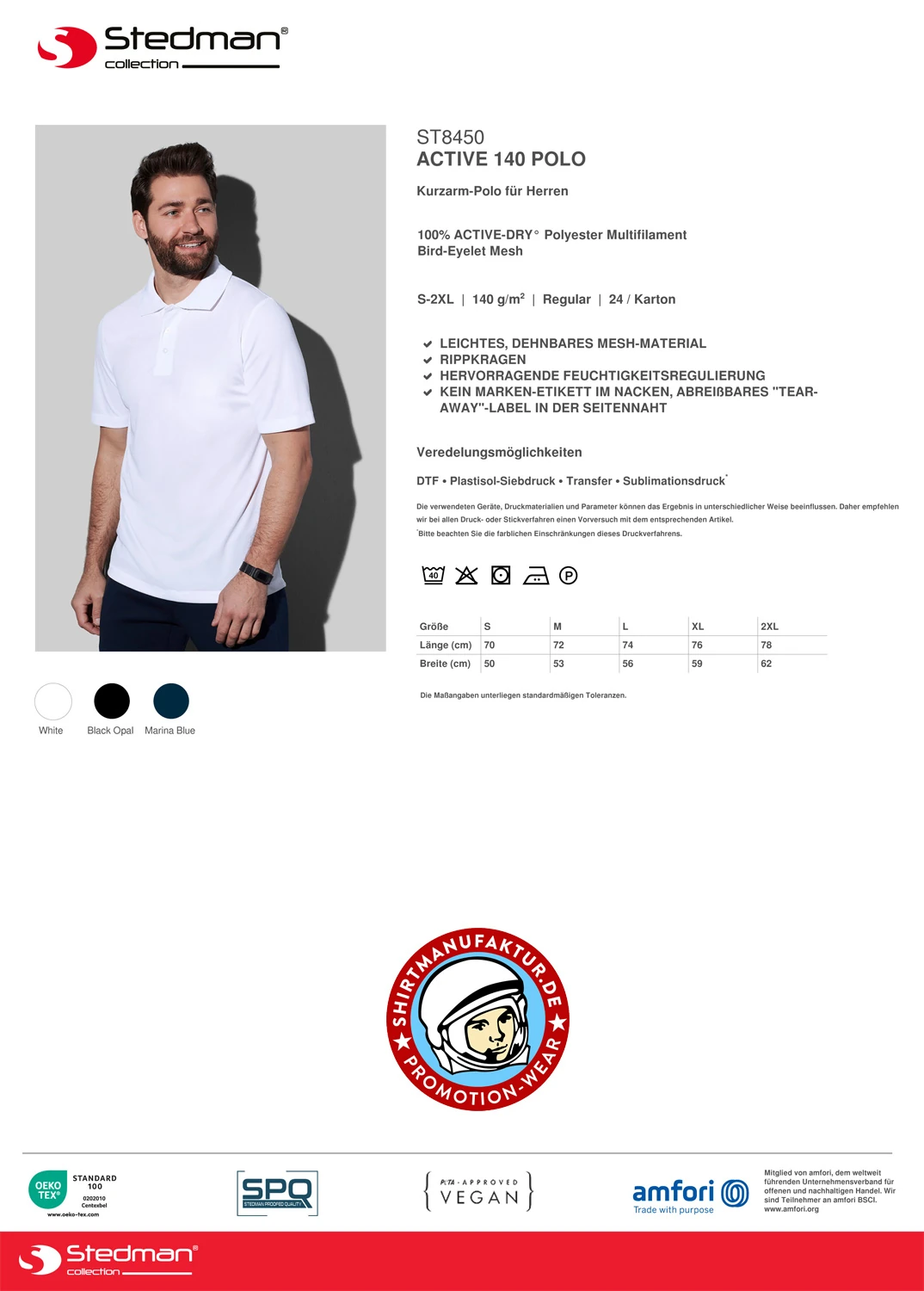 Stedman Mesh Polo
