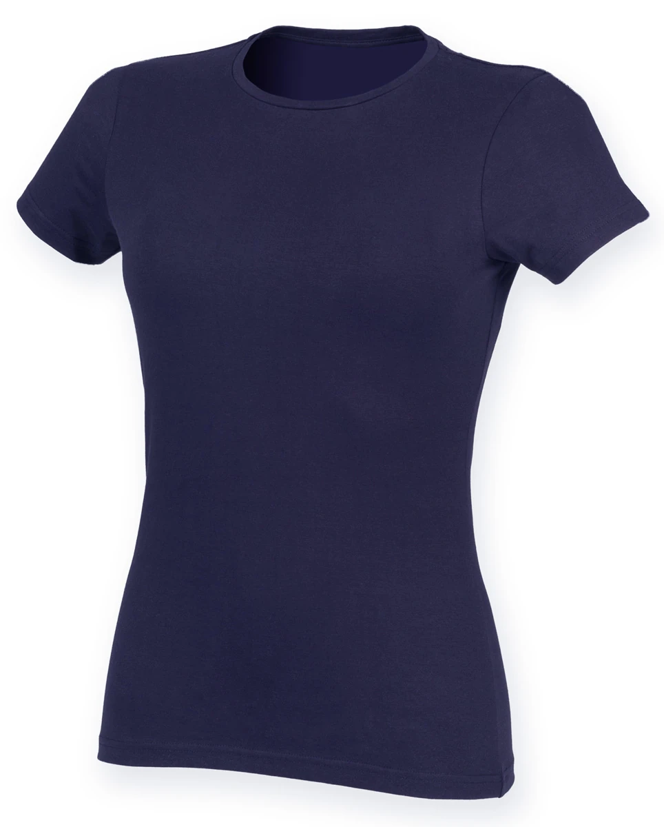 SkinniFit Womens Feel Good Stretch T