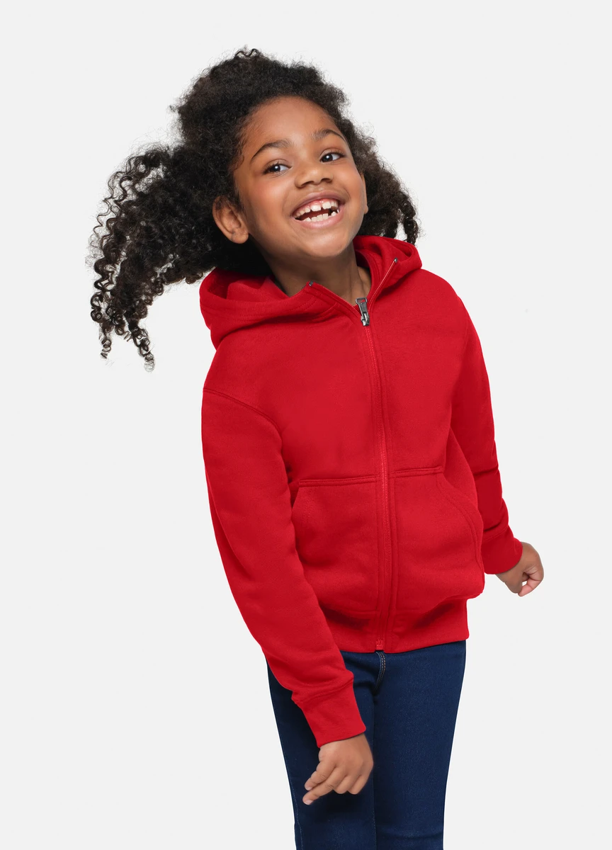 Hakro Kinder Kapuzen-Sweatjacke Bio-Baumwolle