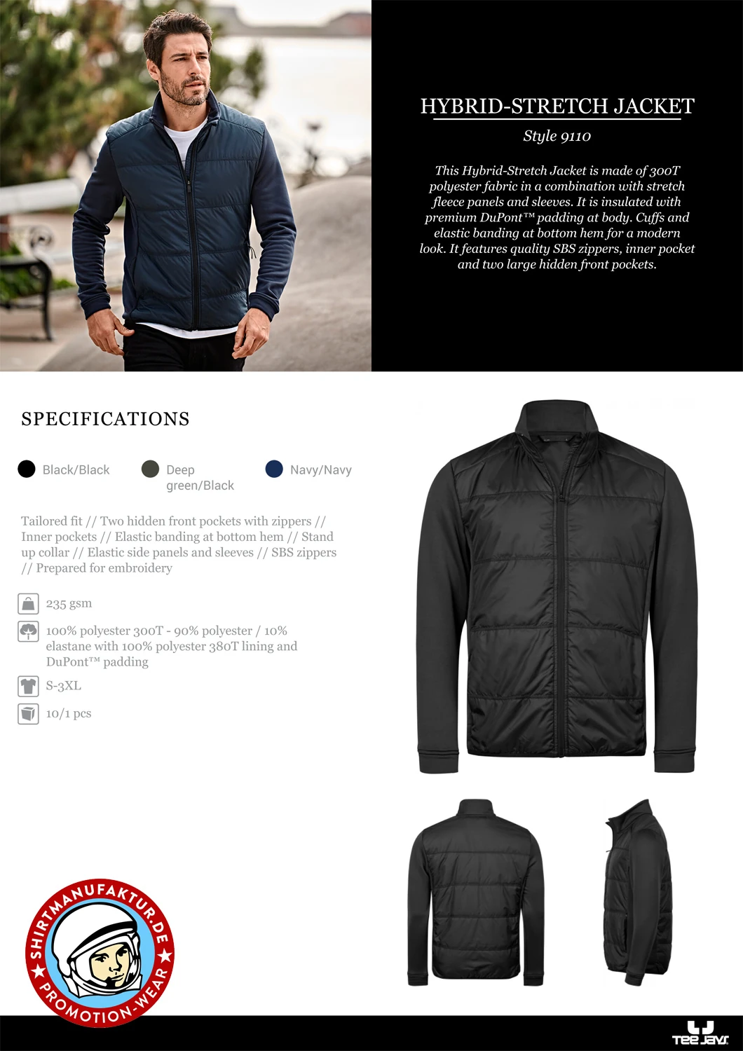 Tee Jays Hybrid-Stretch Jacket