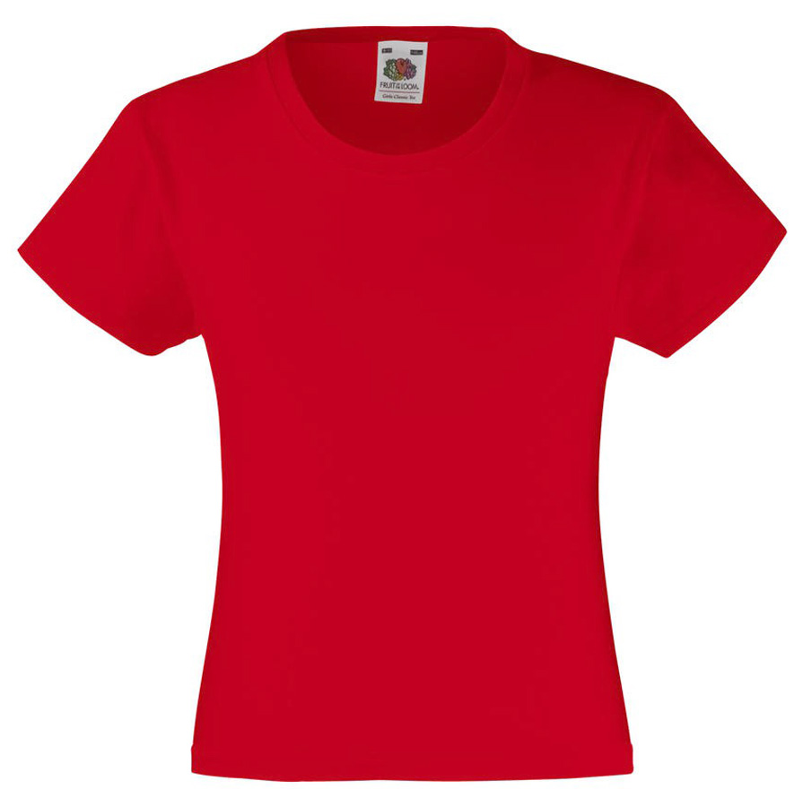 Fruit of the Loom Girls Valueweight T