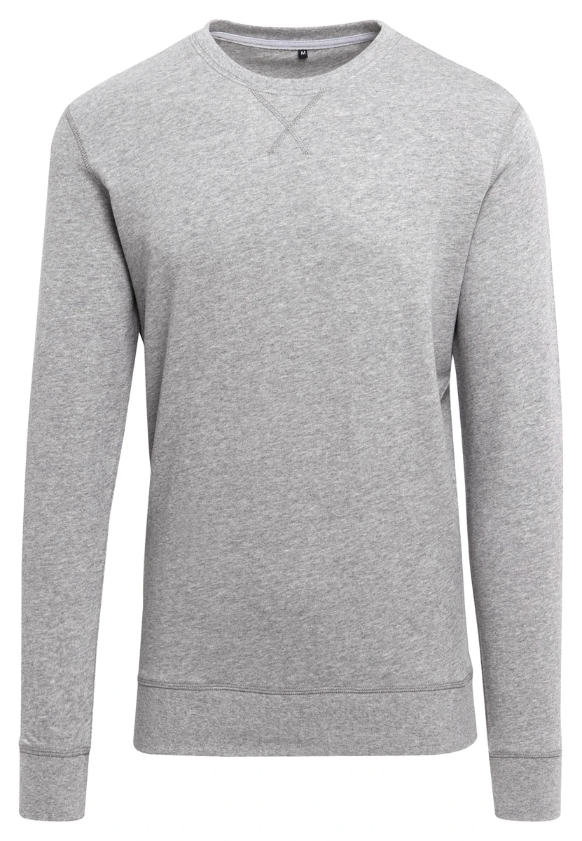 Build Your Brand, Light Sweatshirt BY010, heather grey