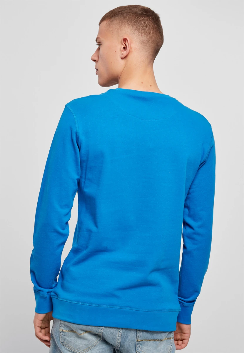 Build Your Brand, Light Sweatshirt BY010, kobaltblau