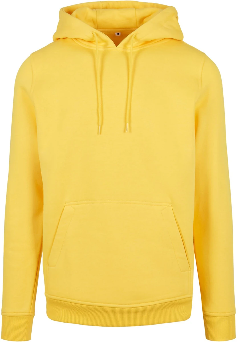 Build Your Brand Heavy Hoody, BY011 taxi yellow