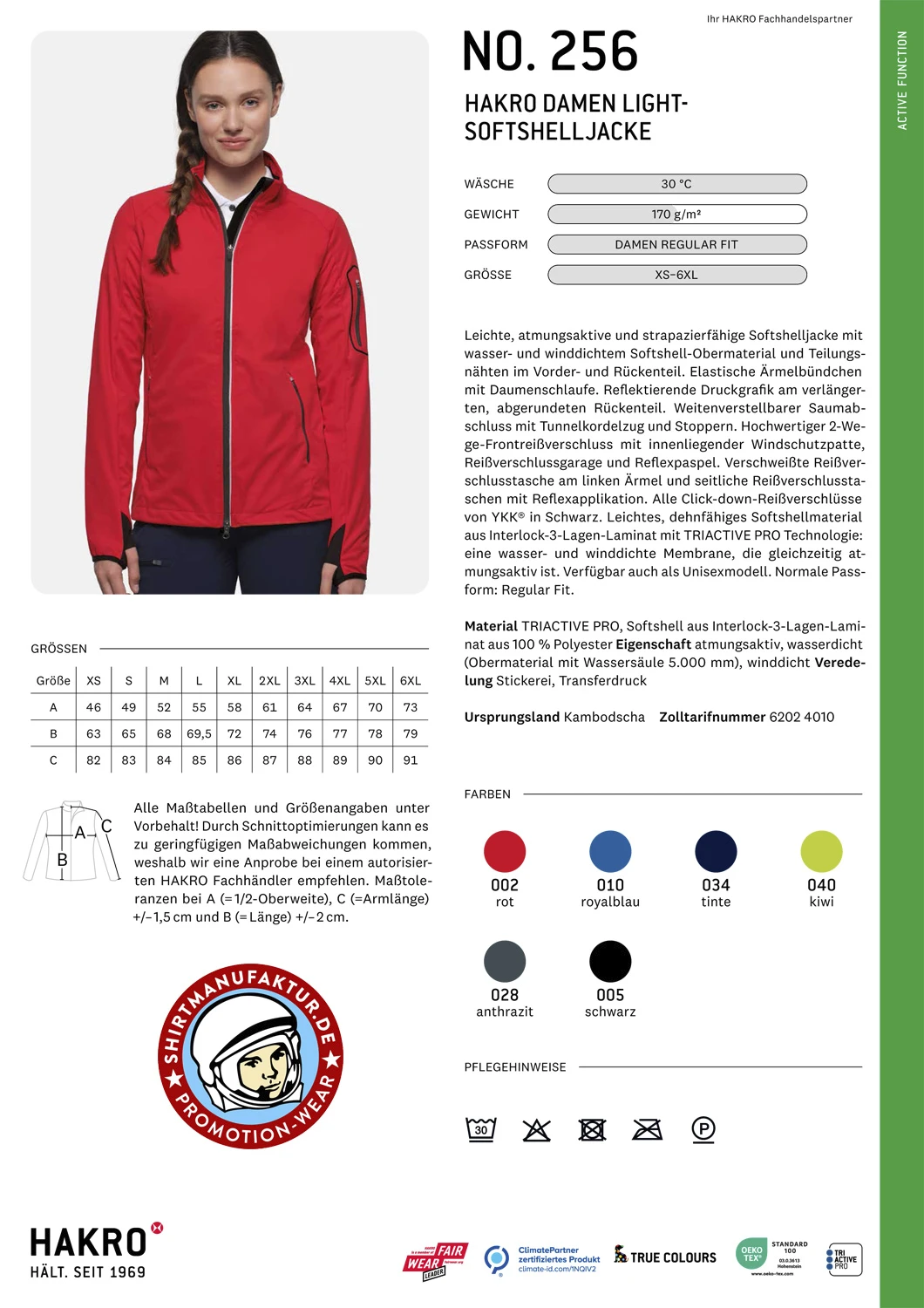 Hakro Ladies Light-Softshell Jacket