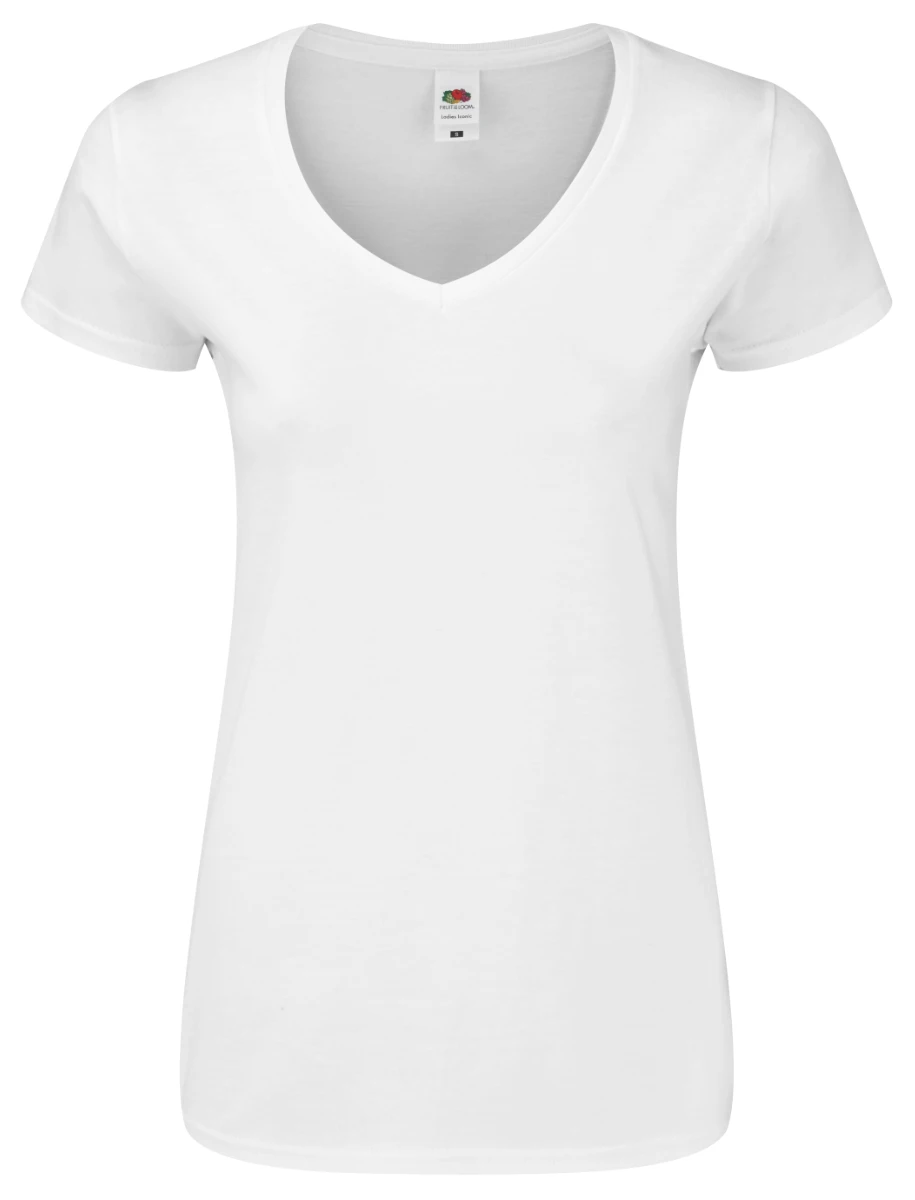 Fruit of the Loom Ladies Iconic 150 V-Neck T