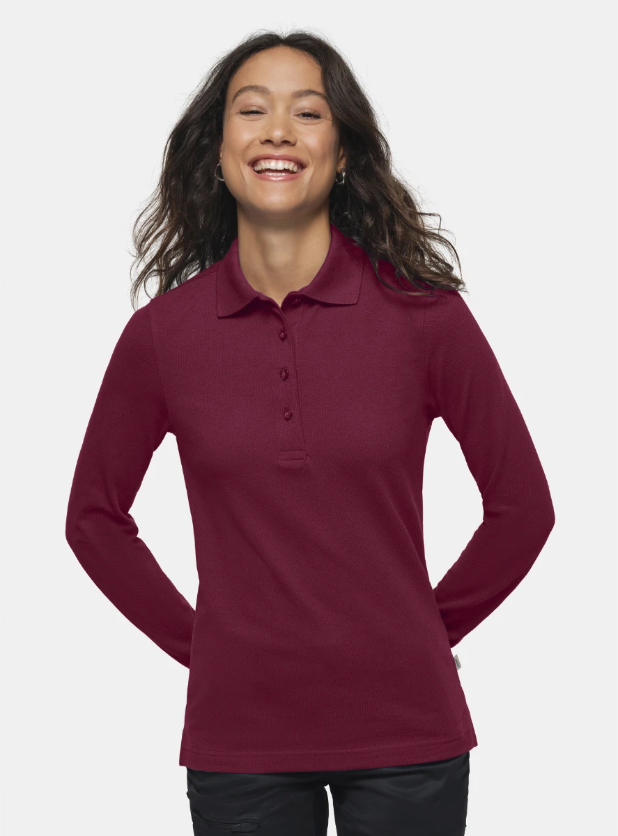 Hakro Ladies Longsleeve - Polo Mikralinar Hakro Ladies Longsleeve - Polo Mikralinar