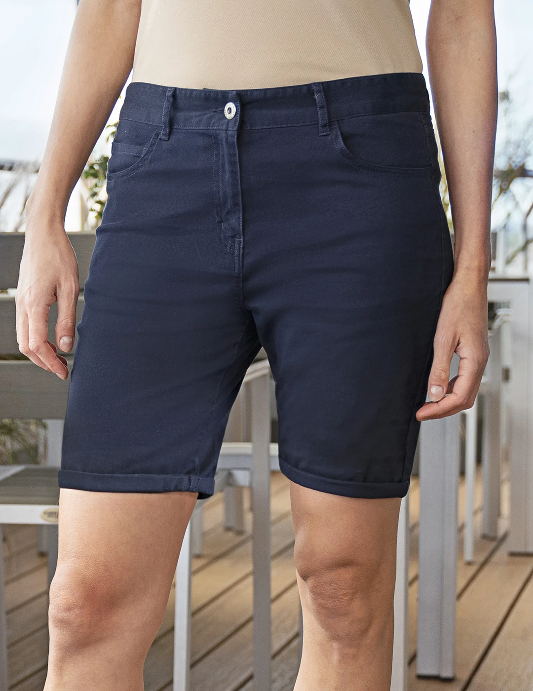 Karlowsky Damen 5-Pockets-Shorts Classic Stretch