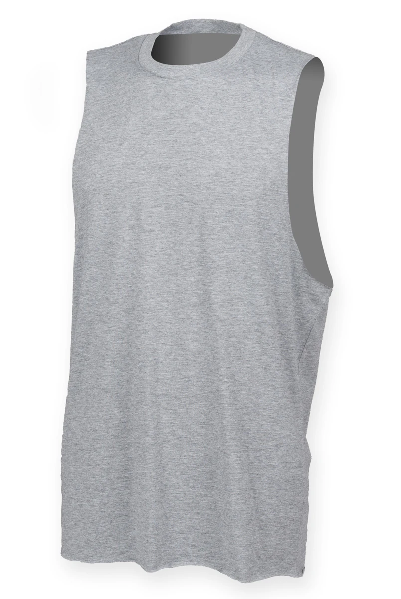 SkinniFit High Neck Slash Armhole Vest