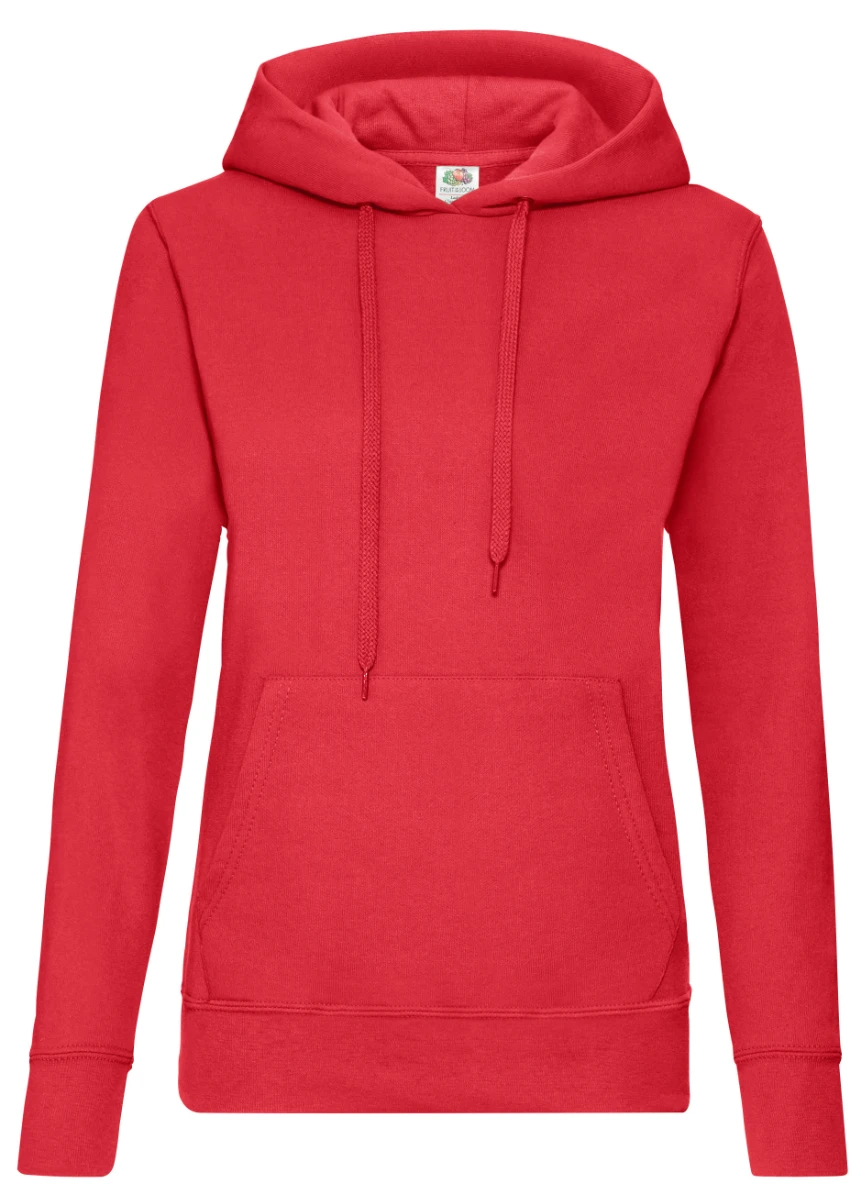 Fruit of the Loom Ladies Classic Hooded Sweat 