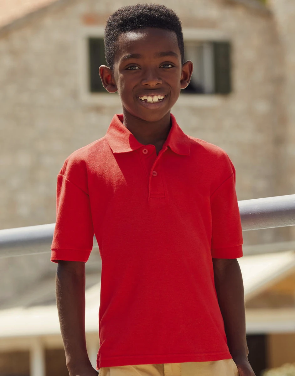 Fruit of the Loom Kids 65/35 Polo