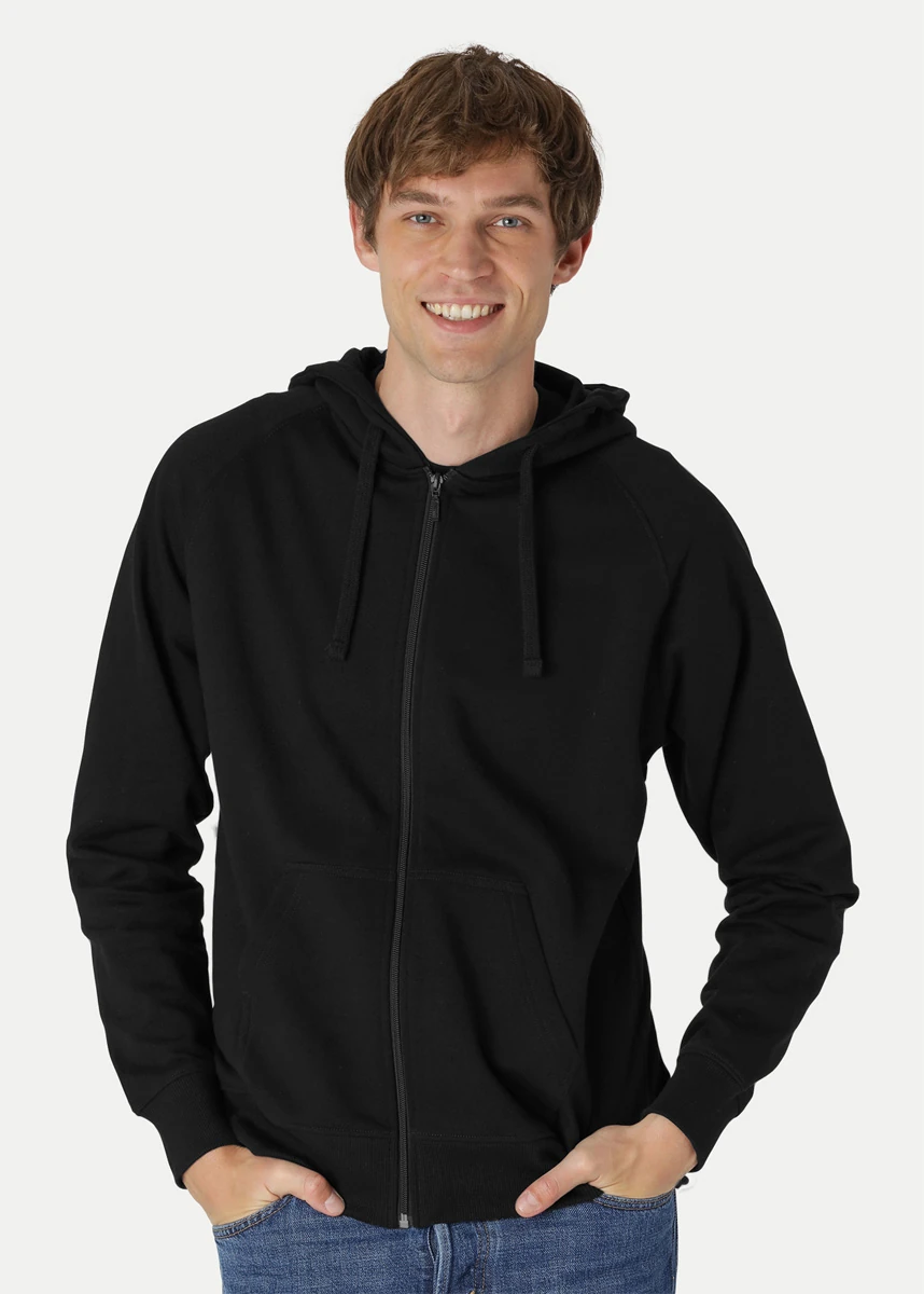 Neutral Unisex Tiger Cotton Hoodie With Zipper