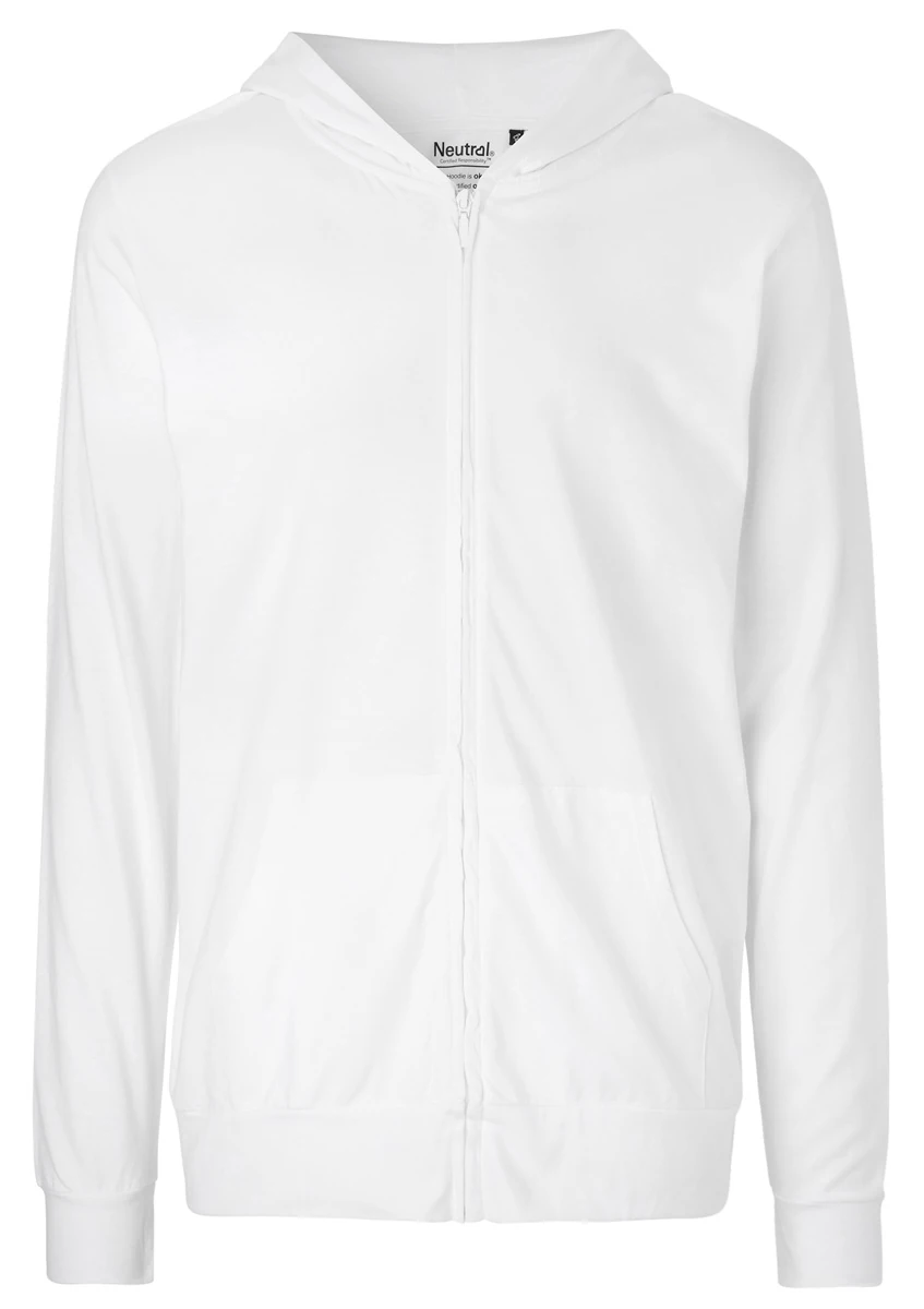 Neutral Unisex Jersey Zip Hoodie