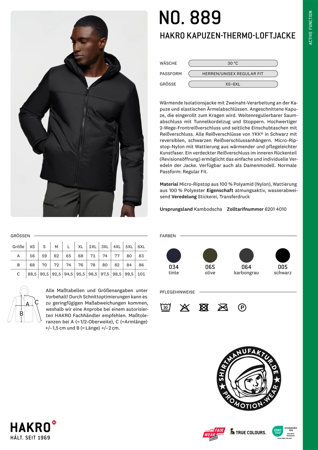 Hakro Hooded Thermo-Loft Jacket