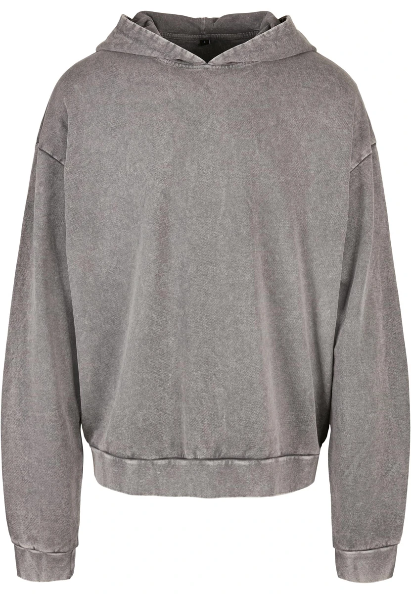 Build Your Brand Acid Washed Oversize Hoody