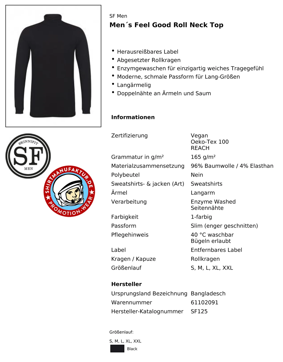 SkinniFit Feel Good Roll Neck Top