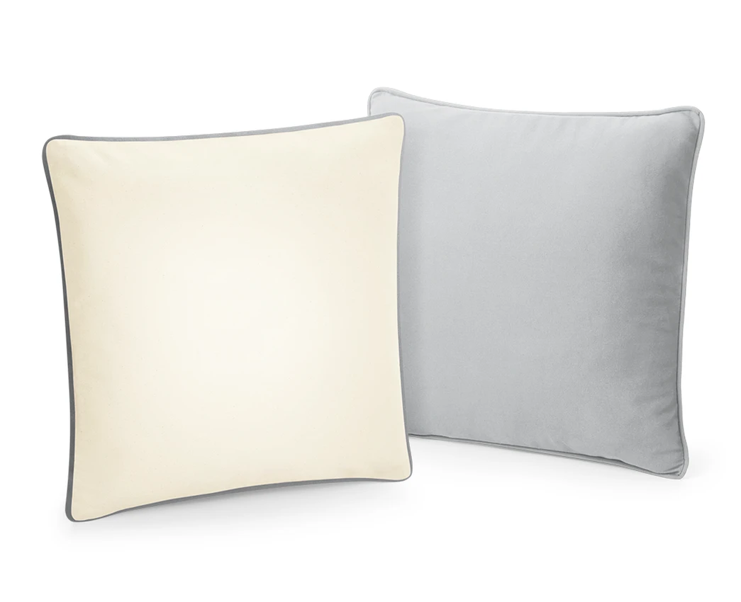 Westford Mill Fairtrade Cotton Piped Cushion Cover
