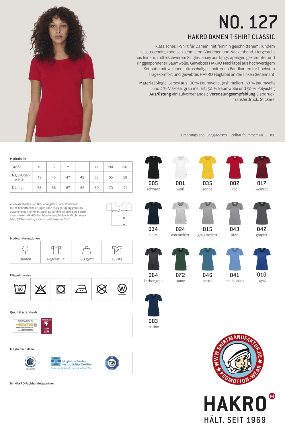Hakro Ladies T-Shirt Classic