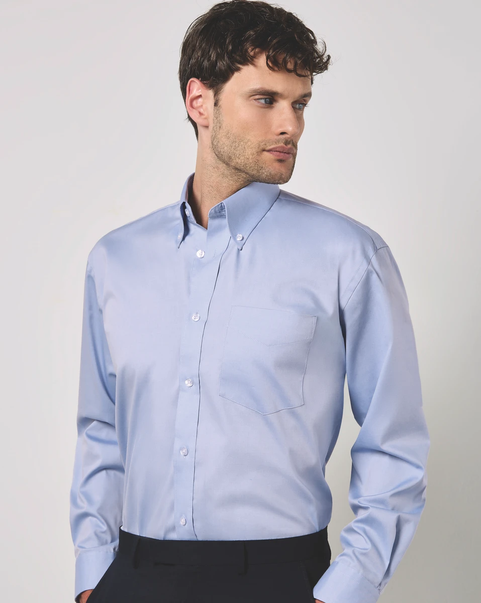 Kustom Kit Premium Oxford Shirt Longsleeve