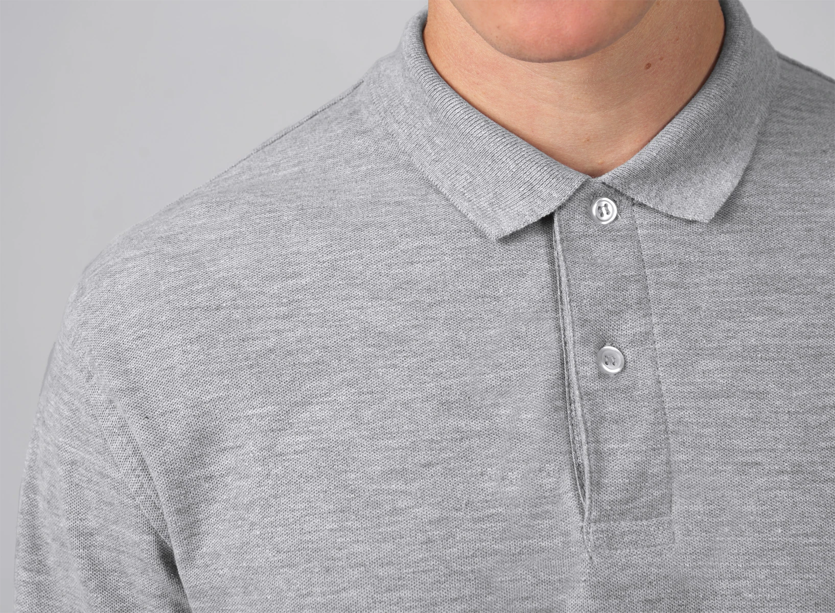 B&C Mens Longsleeve Polo ID.001